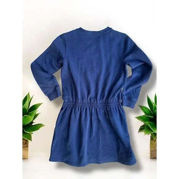 NWT, Girls Ralph Lauren Navy Sweatshirt Polo Bear Dress Size 12-14 - Picture 5 of 5